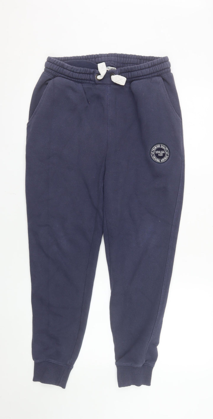 SoulCal & Co Men's Blue Small Jogger Fleece Sweatpants