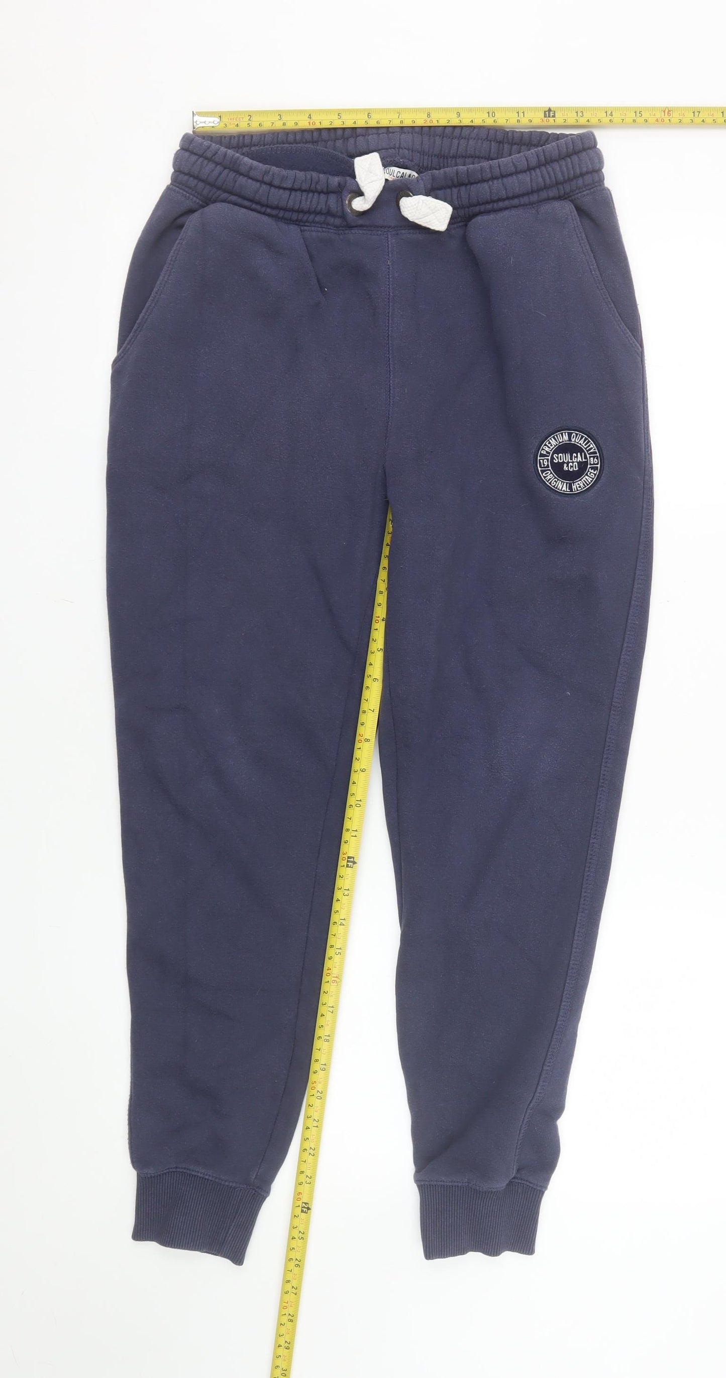 SoulCal & Co Men's Blue Small Jogger Fleece Sweatpants
