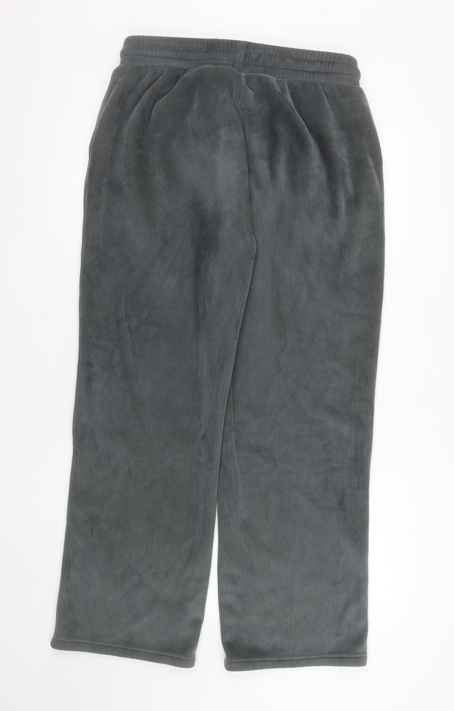 Kyodan Mens Grey Corduroy Sweatpants M Regular Fit Elastic Waist