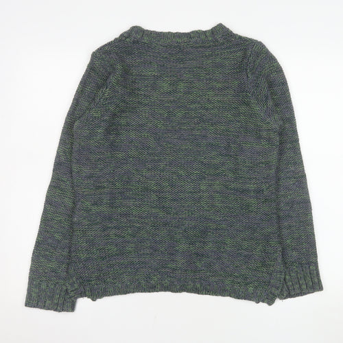 Mountain Warehouse Womens Green Cable-Knit Jumper Size 12