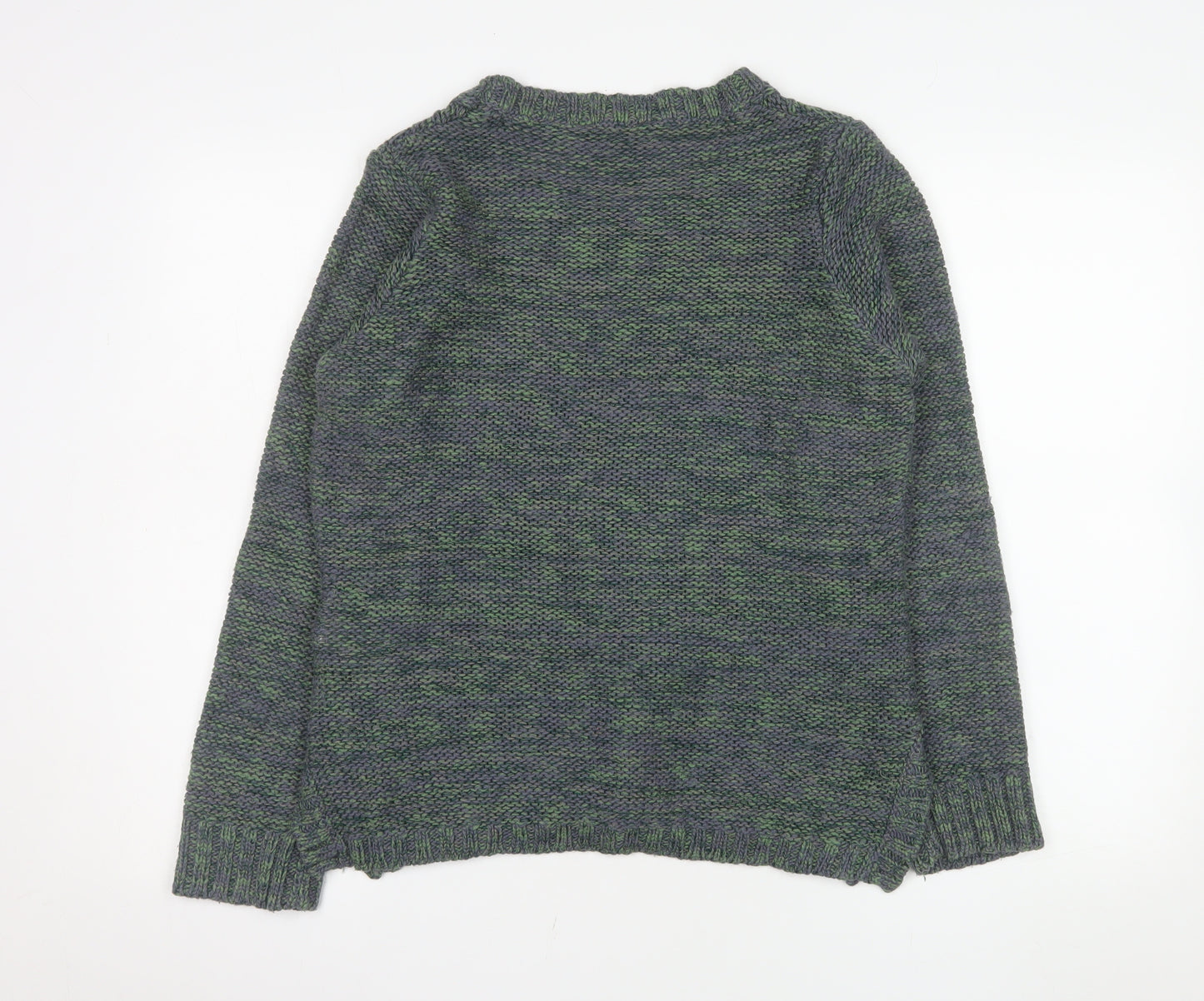 Mountain Warehouse Womens Green Cable-Knit Jumper Size 12