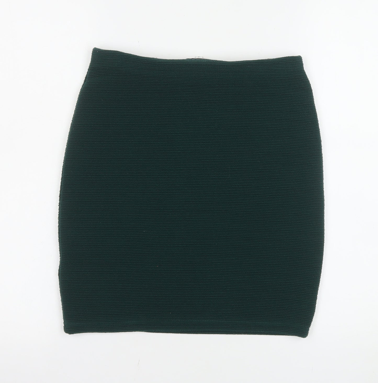 New Look Women's Green Size 10 Pencil Stretch Skirt