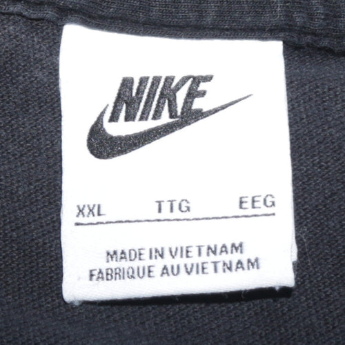 Nike Men’s Black 2XL Cotton Polo Shirt Classic Short Sleeve