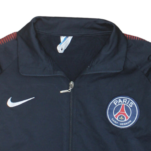 Nike Paris Saint-Germain Men's Blue Full Zip Sweatshirt Size S