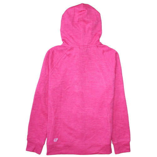 Puma Women’s Pink Full Zip Hoodie Size 14 PWRWarm Lightweight Sports Top