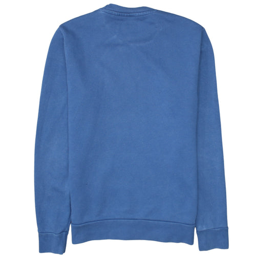 adidas Boys Blue 13-14 Years Pullover Crew Neck Logo Sweatshirt