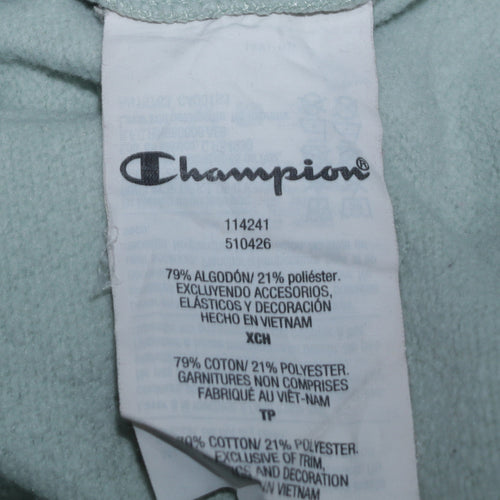 Champion Women's Light Green XS Pullover Hoodie Sweatshirt
