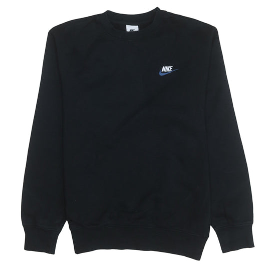 Nike Men's Black XS Pullover Sweatshirt Logo Crew Neck