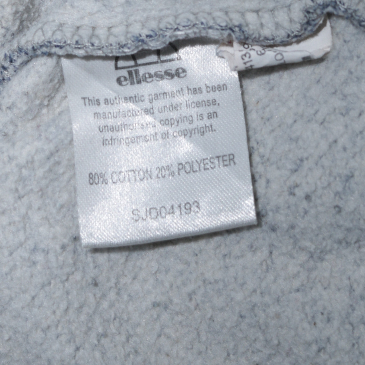 Ellesse Men Grey Pullover Hoodie M Regular Fit Logo Sportswear