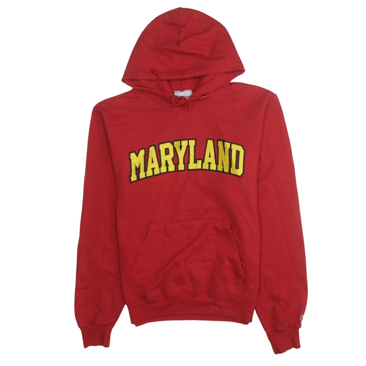 Champion Womens Red Maryland Pullover Hoodie Size S