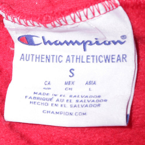 Champion Womens Red Maryland Pullover Hoodie Size S