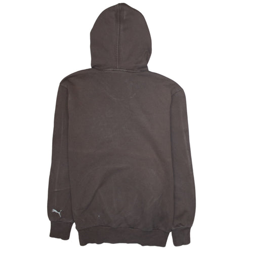 Puma Men's Brown Pullover Hoodie Size S Sports Fleece