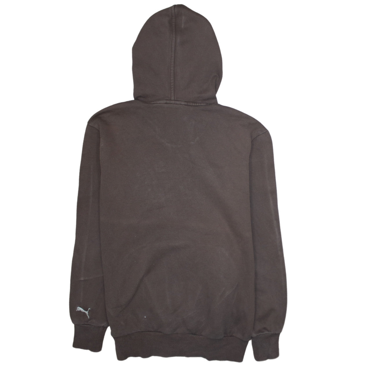 Puma Men's Brown Pullover Hoodie Size S Sports Fleece