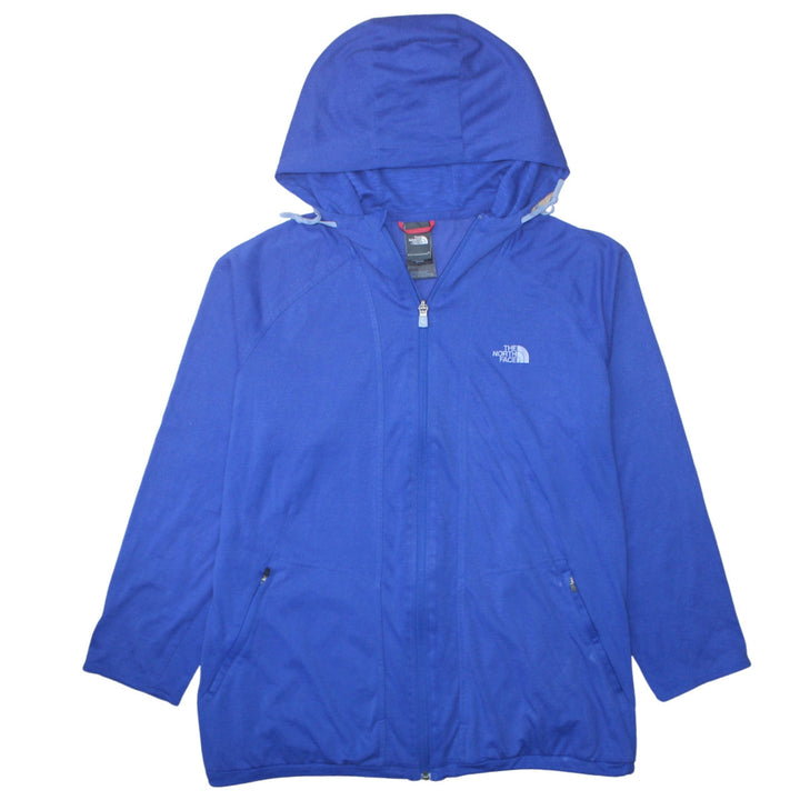 The North Face Women’s Blue Full Zip Hoodie Size M Cotton Blend