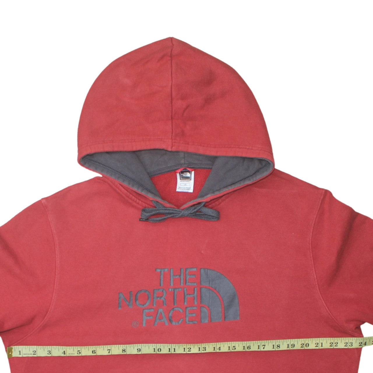 The North Face Mens Red Pullover Hoodie L Outdoor Fleece