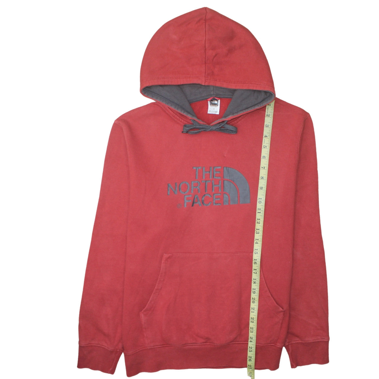 The North Face Mens Red Pullover Hoodie L Outdoor Fleece