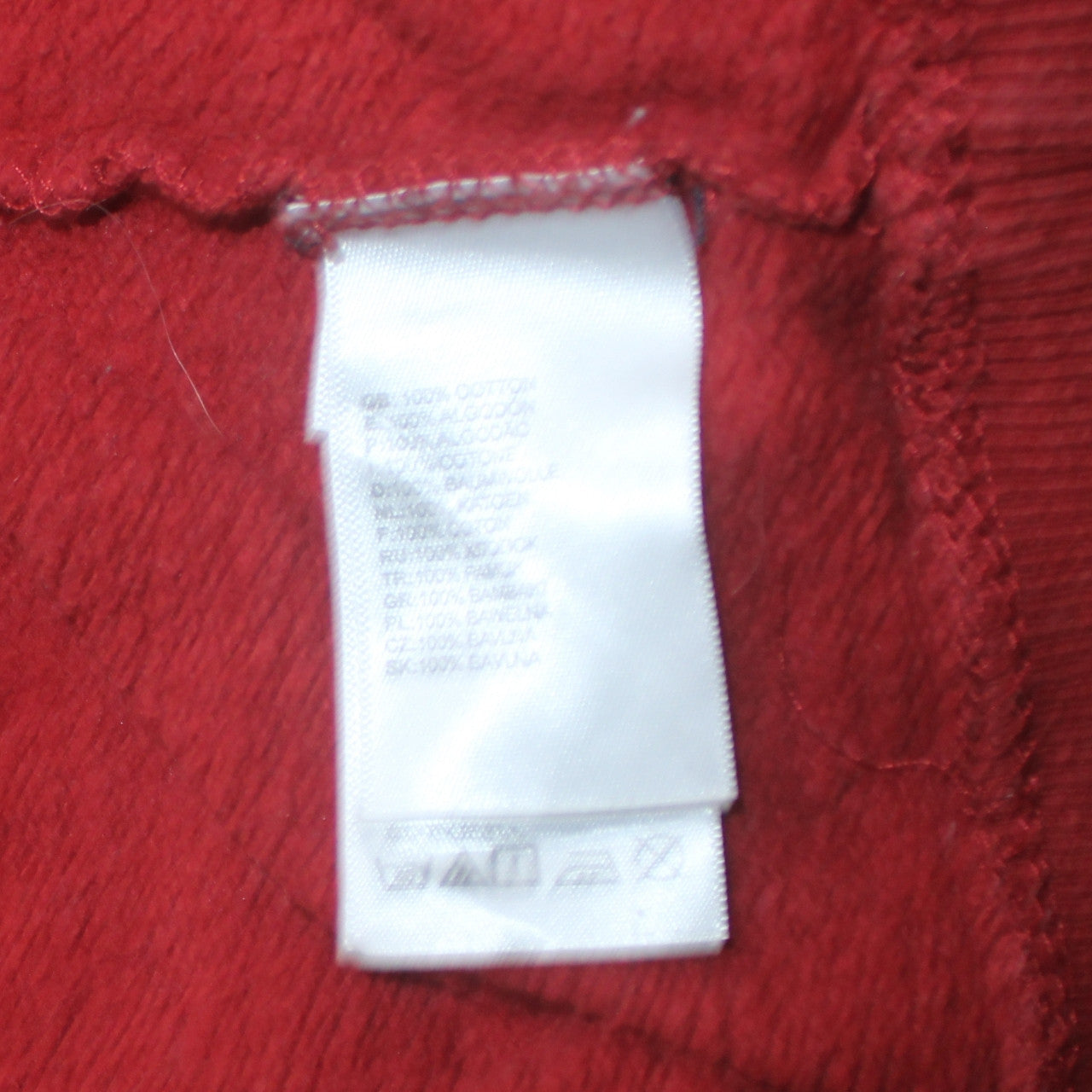 The North Face Mens Red Pullover Hoodie L Outdoor Fleece