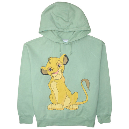 Disney Primark Women Green Hoodie Simba The Lion King Size 14/16 L