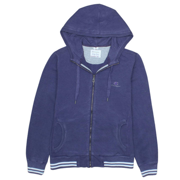 Champion Women's Blue Full Zip Hoodie Size L - Heritage Classics