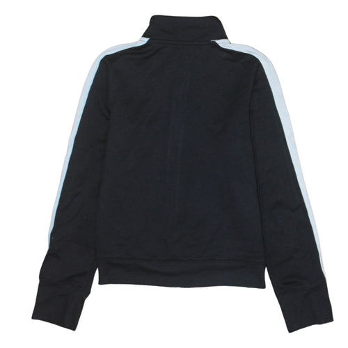 Under Armour Boys Black Full Zip Hoodie Track Sweatshirt Size M