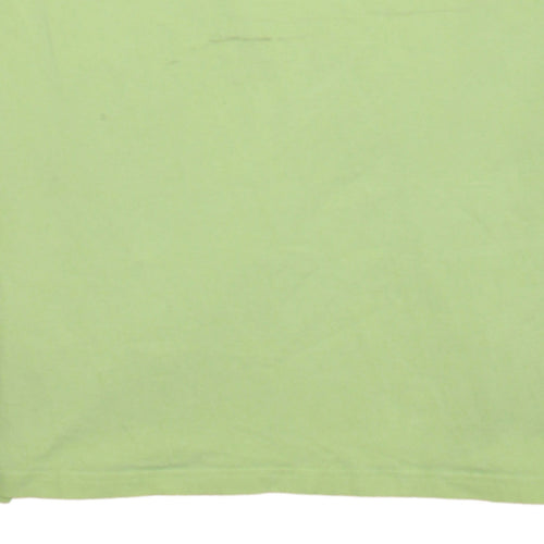 Adidas Women Green Short Sleeve T-Shirt Dress Size 12