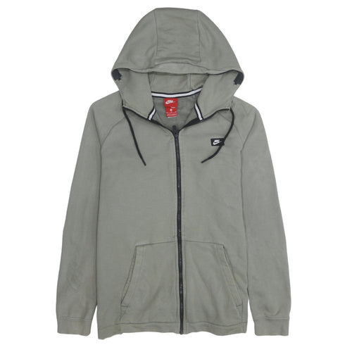Nike Men's Grey Full Zip Hoodie Sweatshirt M Regular Fit