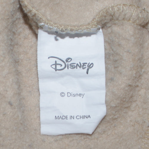 Disney Women Beige Winnie the Pooh Pullover Sweatshirt XS