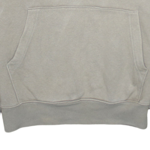 Nike Men Beige Pullover Hoodie Small Regular Fit Fleece Sweatshirt