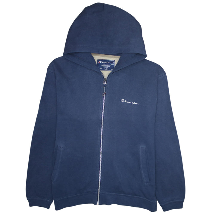 Champion Men's Blue Full Zip Hoodie Size S Regular Fit