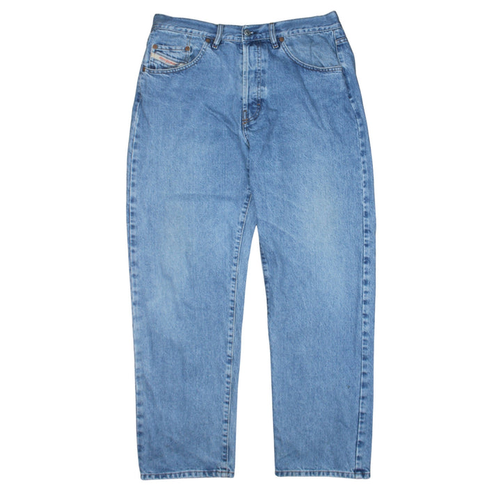 Diesel Men's Blue Light Wash Straight Leg Denim Jeans 36 Regular