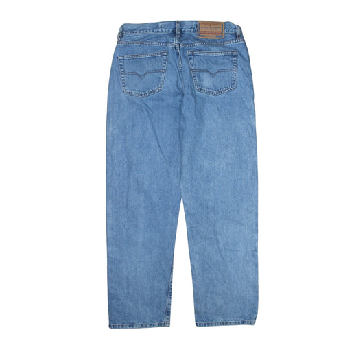 Diesel Men's Blue Light Wash Straight Leg Denim Jeans 36 Regular
