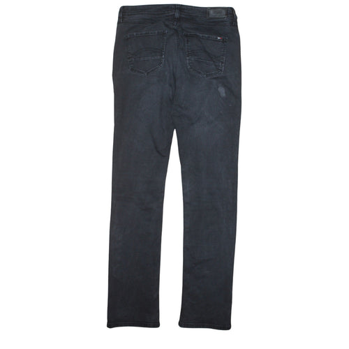 Tommy Jeans Women's Black Straight Leg Denim Jeans Size 10