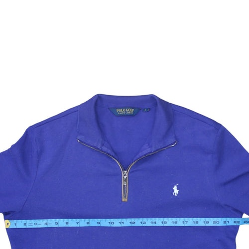 Ralph Lauren Men's Blue 1/2 Zip Golf Sweatshirt Size L Regular Fit