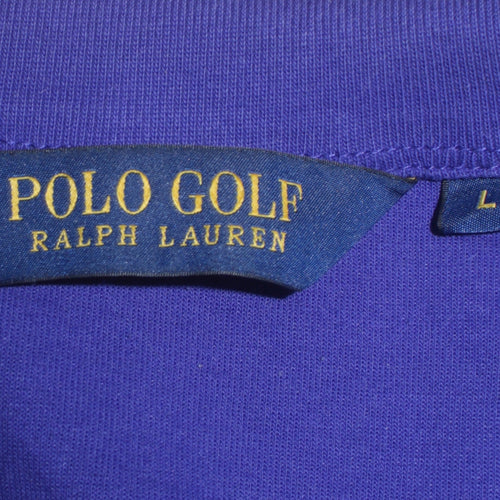 Ralph Lauren Men's Blue 1/2 Zip Golf Sweatshirt Size L Regular Fit