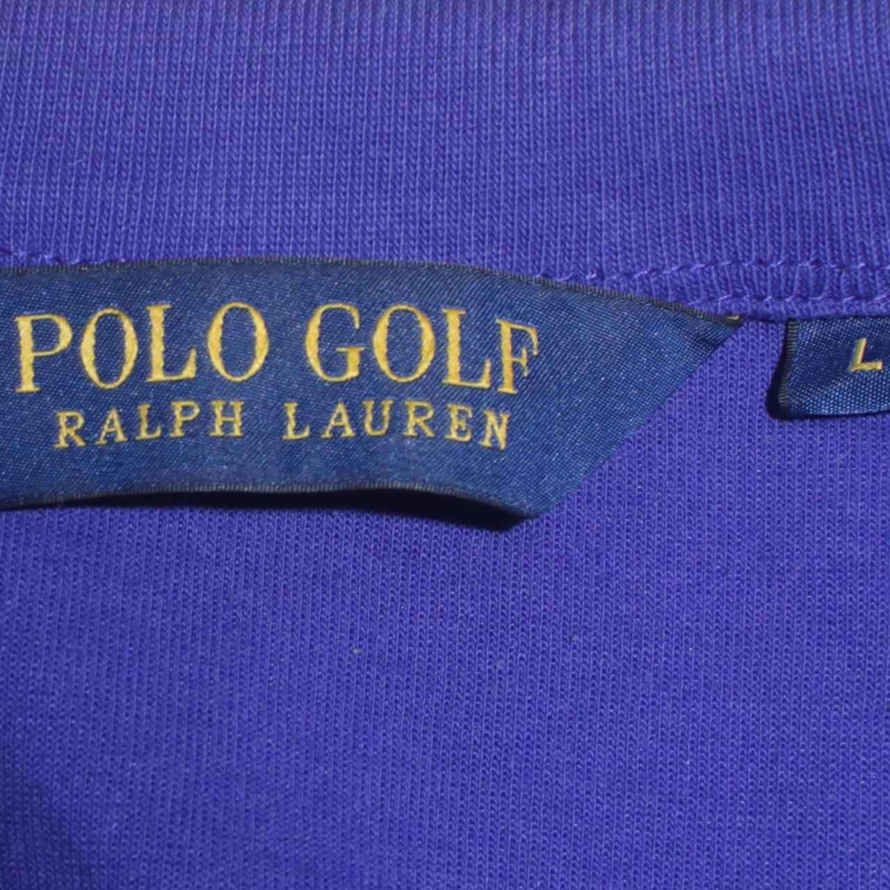 Ralph Lauren Men's Blue 1/2 Zip Golf Sweatshirt Size L Regular Fit