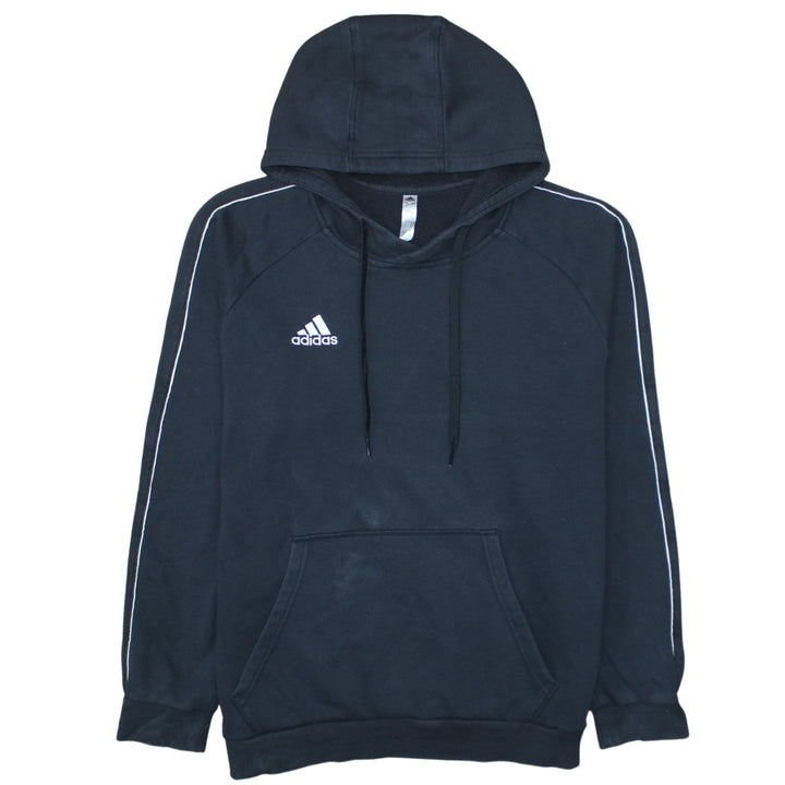 Adidas Men's Black Large Pullover Hoodie Fleece Sweatshirt