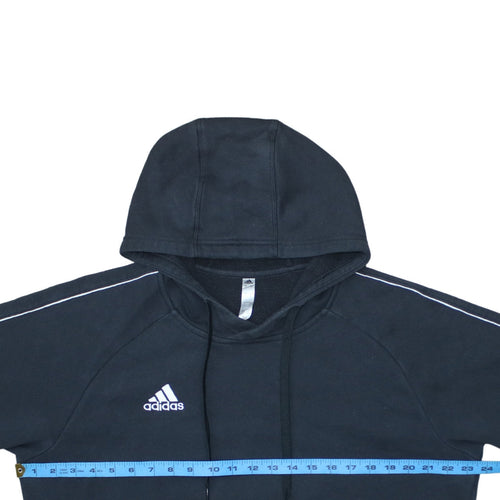 Adidas Men's Black Large Pullover Hoodie Fleece Sweatshirt