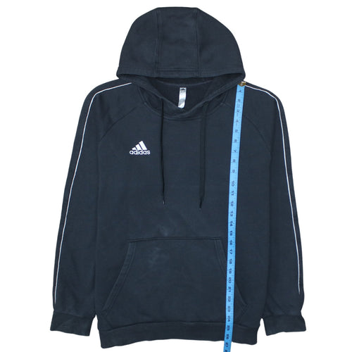 Adidas Men's Black Large Pullover Hoodie Fleece Sweatshirt