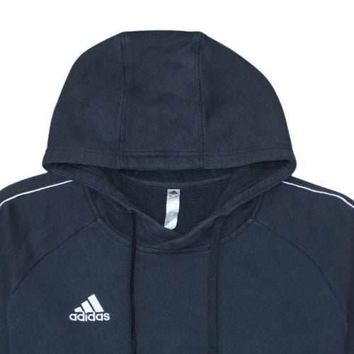 Adidas Men's Black Large Pullover Hoodie Fleece Sweatshirt