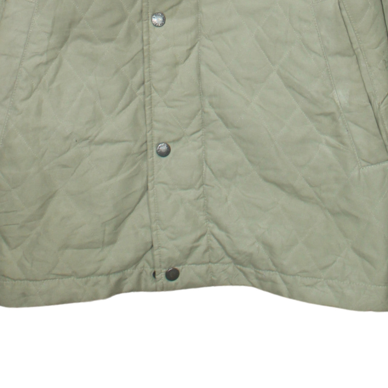 Polo Ralph Lauren Men's Beige Quilted Jacket M Brown Collar Classic Style