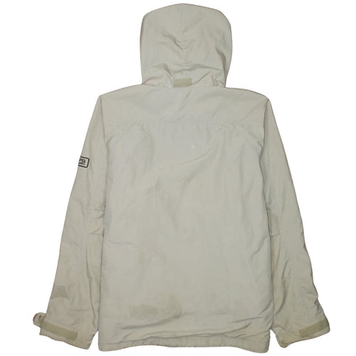 Chaps Ralph Lauren Men's Beige L Hooded Parka Jacket Nylon Lined