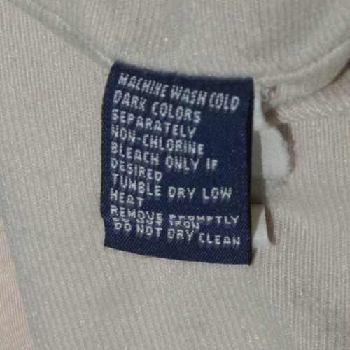 Chaps Ralph Lauren Men's Beige L Hooded Parka Jacket Nylon Lined