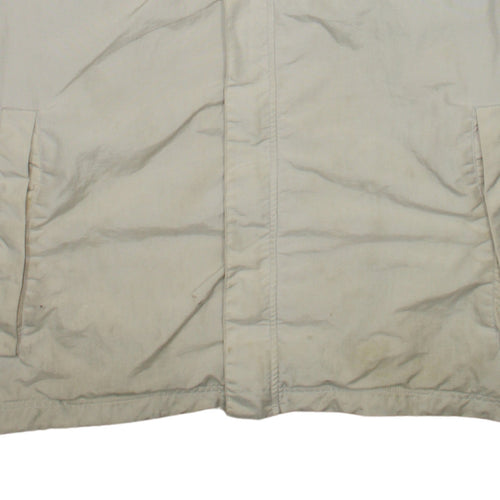 Chaps Ralph Lauren Men's Beige L Hooded Parka Jacket Nylon Lined