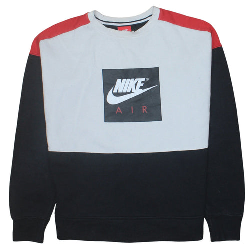 Nike Boys XL Multicoloured Pullover Sweatshirt Colourblock Crew Neck