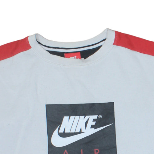 Nike Boys XL Multicoloured Pullover Sweatshirt Colourblock Crew Neck
