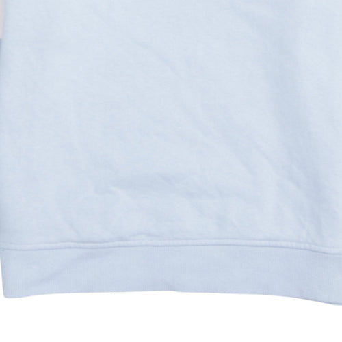 Fila Women Light Blue Crew Neck Pullover Sweatshirt M