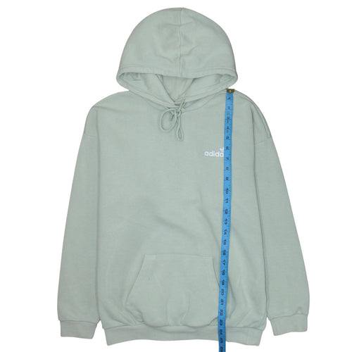 Adidas Women’s Green Pullover Hoodie Size 8 Relaxed Fit Sweatshirt