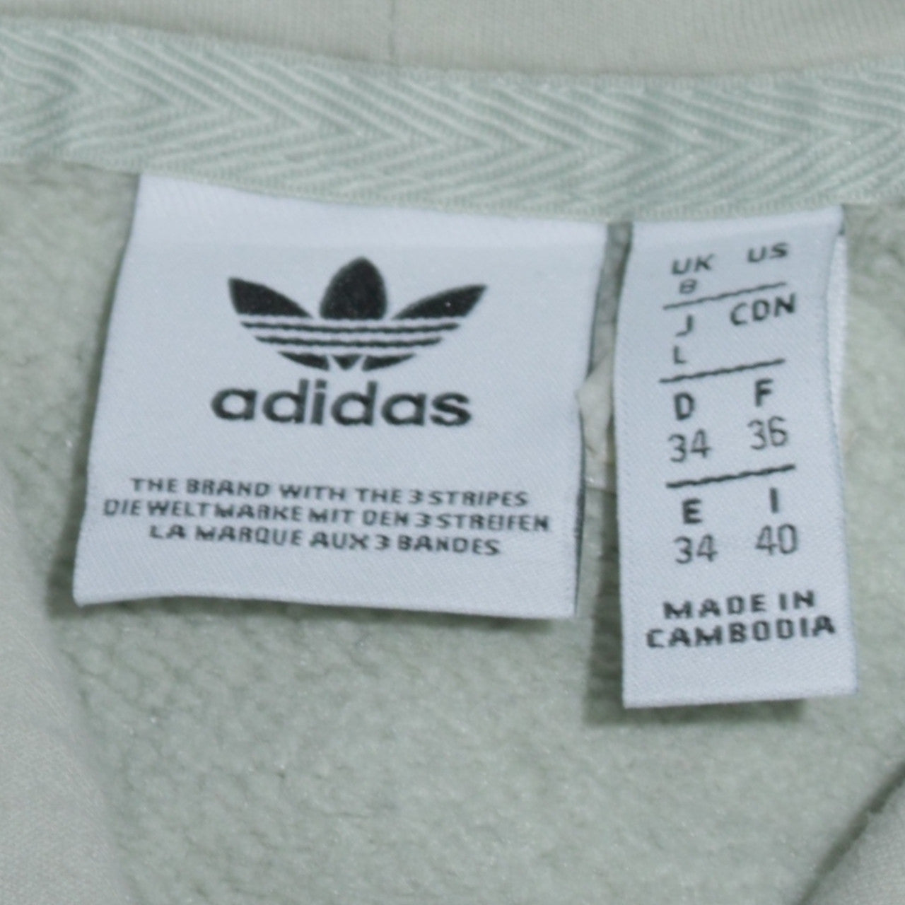Adidas Women’s Green Pullover Hoodie Size 8 Relaxed Fit Sweatshirt