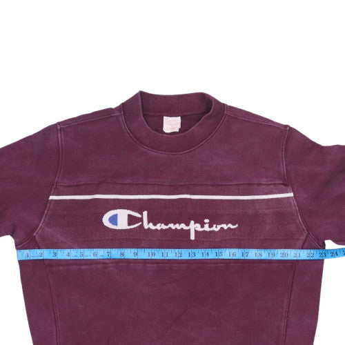 Champion Men's Purple XL Reverse Weave Sweatshirt Vintage Pullover