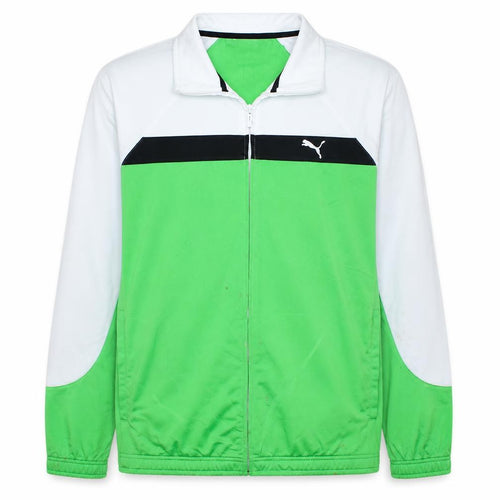 Puma Men's Green Full Zip Sports Sweatshirt 2XL